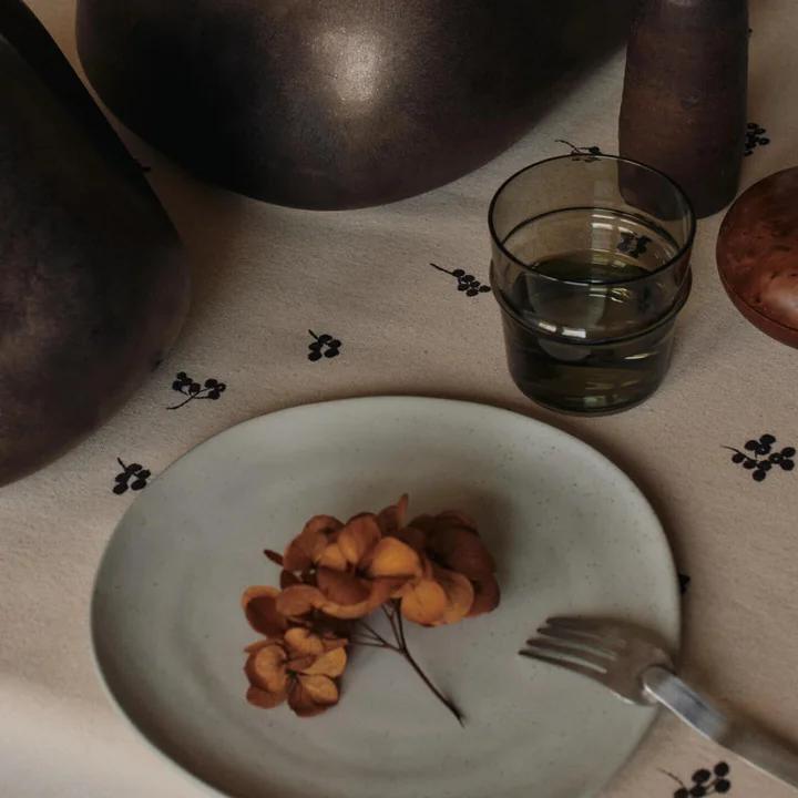 Ferm Living - Boya Low Trinkglas, 30 cl, rauchgrau