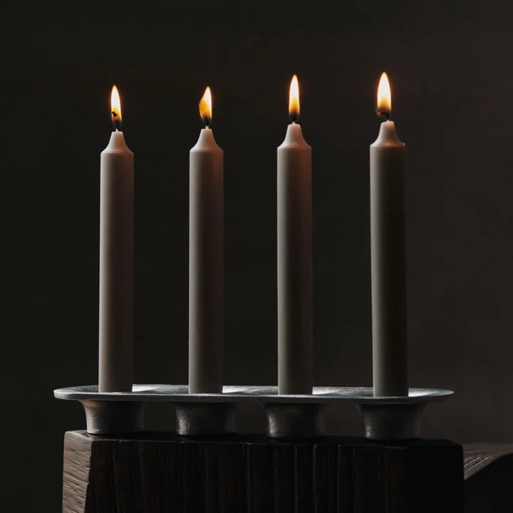Ferm Living - Soothe 4 Kerzenhalter, Aluminium