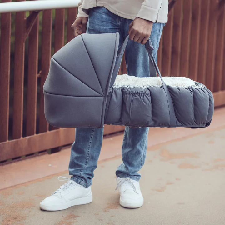 Sebra - Verdeck für 3-in-1 Baby Nestchen, blue olive