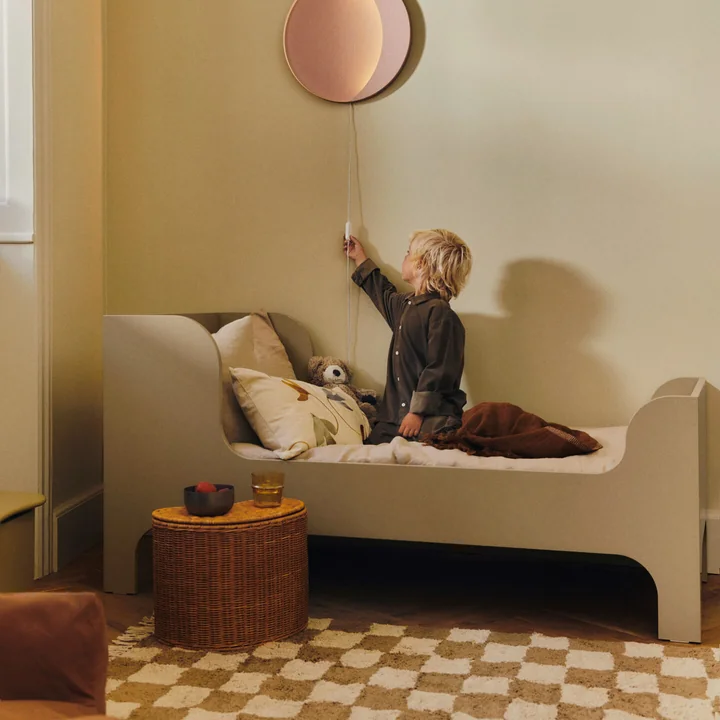Ferm Living - Mara Kinderteppich, 150 x 80 cm, tan / warm sand