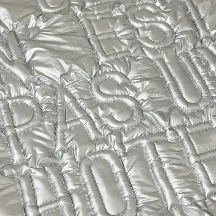 Hkliving - Wall Art Wanddeko 'Ceci n'est pas un hôtel', 100 x 120 cm, silber