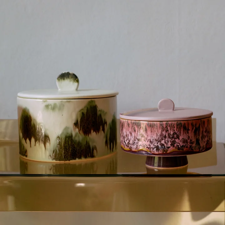 HKliving - 70's Keksdose 1,65 l, tide