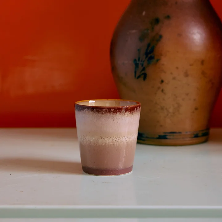 HKliving - 70's Kaffeebecher, 230 ml, bloom