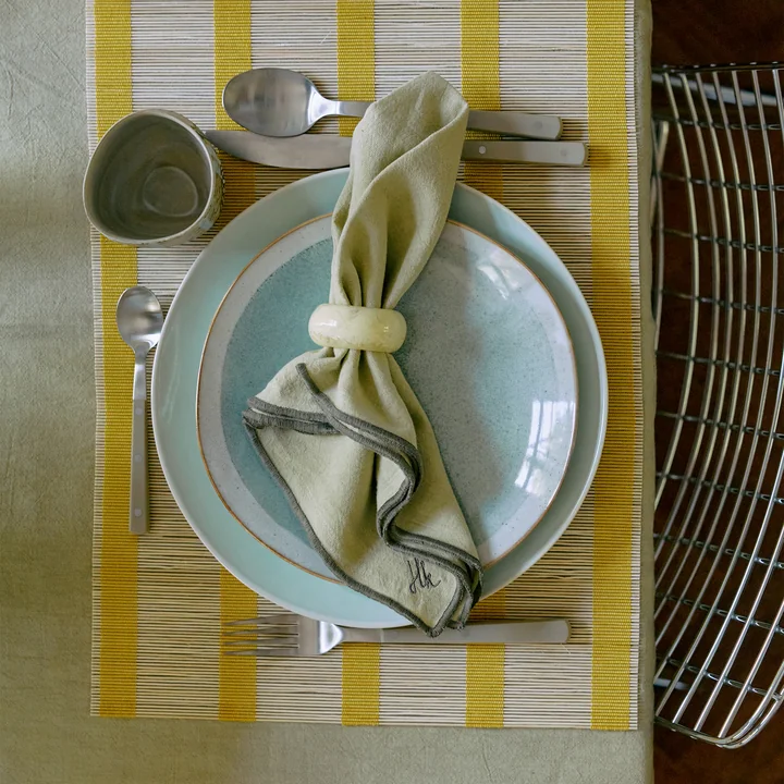 HKliving - Ease Servietten, 50 x 50 cm, dune (2er-Set)