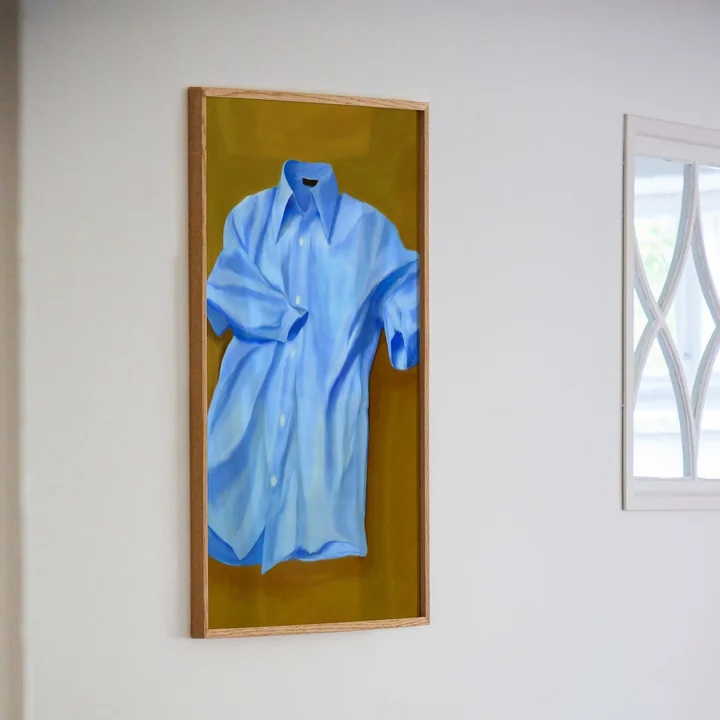 Paper Collective - Blue Shirt Poster, 70 x 100 cm