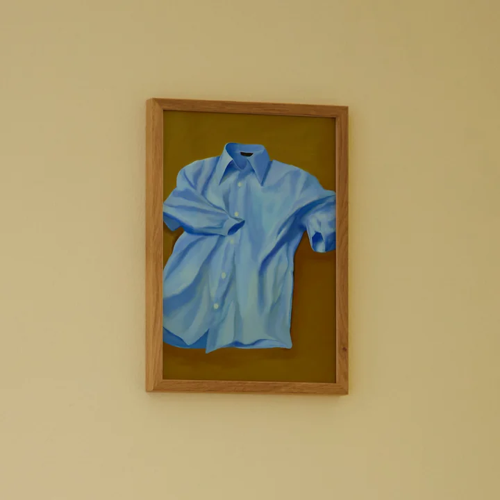 Paper Collective - Blue Shirt Poster, A4