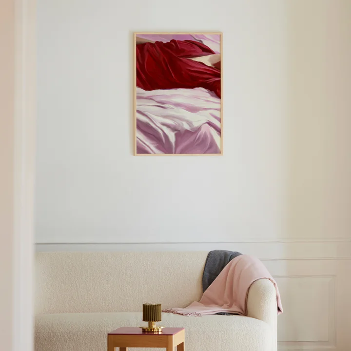 Paper Collective - Burgundy Shirt Poster, 50 x 70 cm