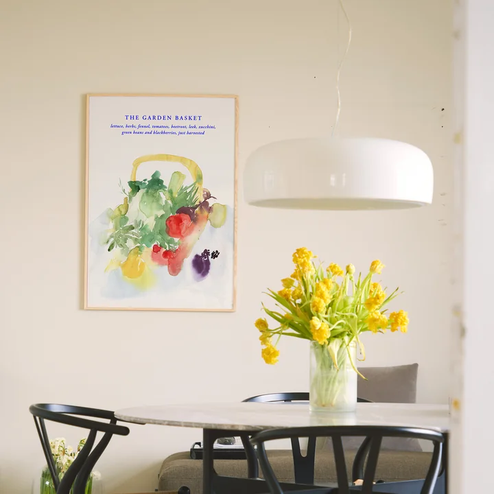 Paper Collective - The Garden Basket Poster, 70 x 100 cm