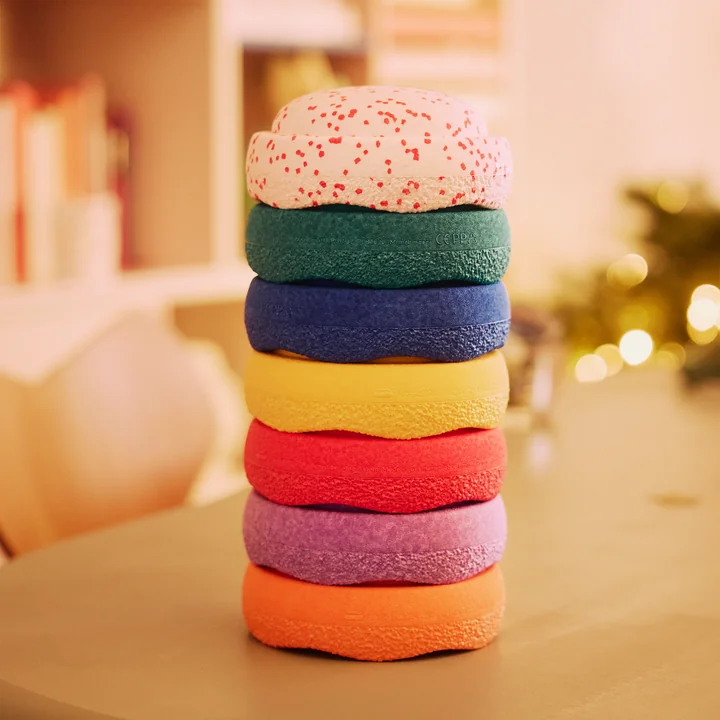 Stapelstein® - Original Mini, rainbow classic, blush special (7er-Set)