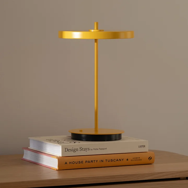 Umage - Asteria Move LED Tischleuchte, monochrom, H 30,6 cm, sunflower