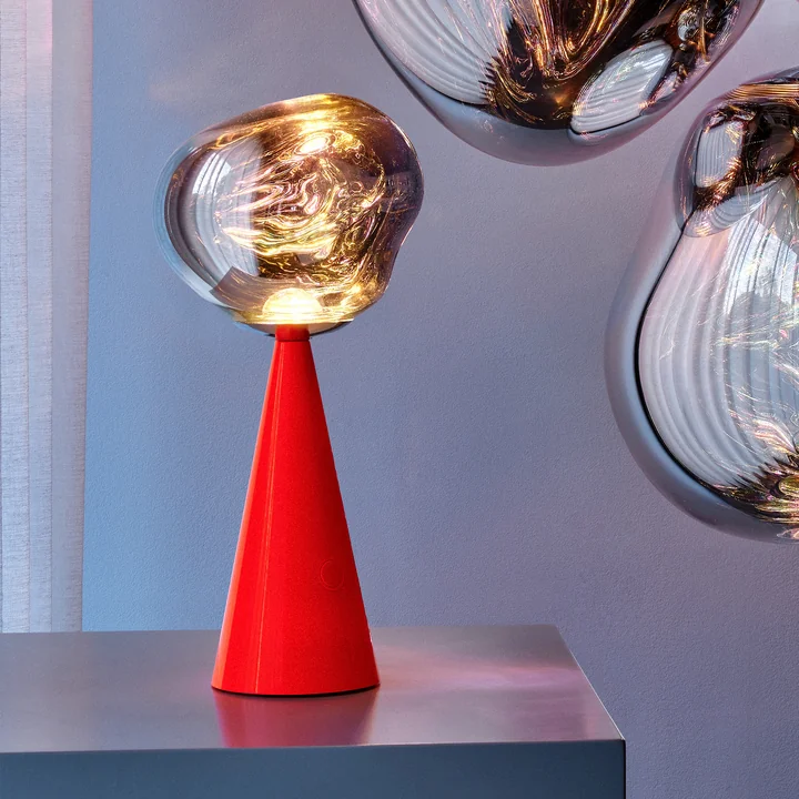 Tom Dixon - Melt LED Tischleuchte mit Akku, fluoro