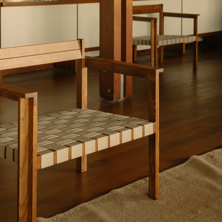 Frama - Symmetry Sessel, Esche honey / oat