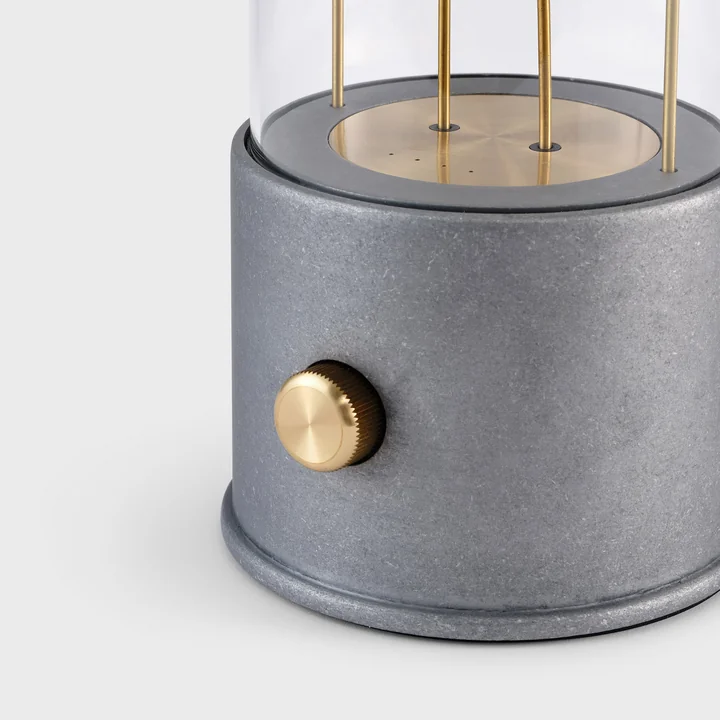 Tala - The Rugged Muse Akku-Tischleuchte, Aluminium raw