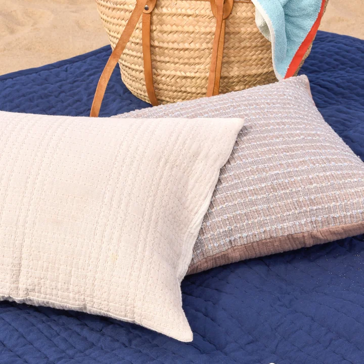 Hübsch Interior - Haikei Kissen, 50 x 80 cm, hellgrau