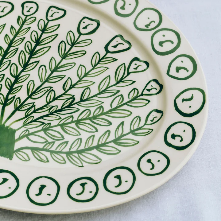 HAY - La Pittura Servierplatte, oval, olive grove