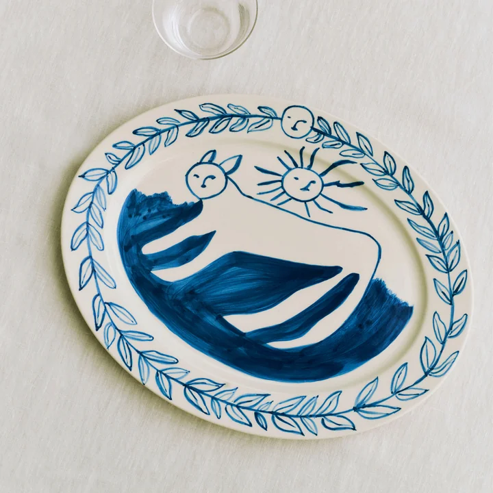 HAY - La Pittura Servierplatte, oval, charlotte