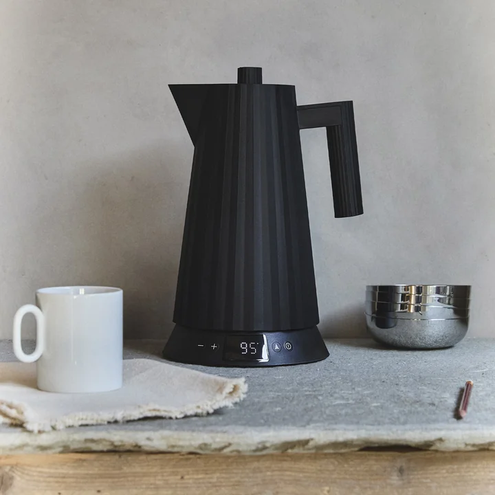Alessi - Plissé Wasserkocher mit Temperaturregelung