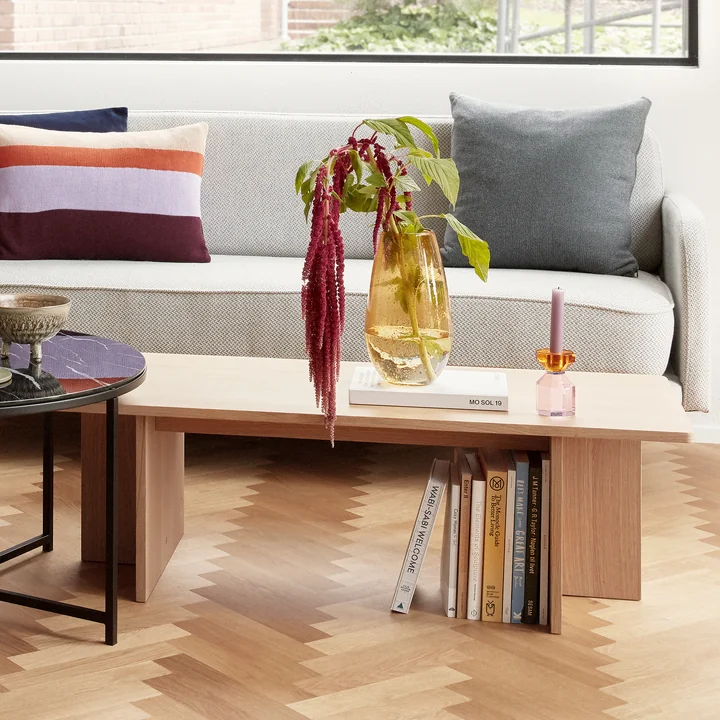 Hübsch Interior - Align Bank, L 85 cm, Eiche natur