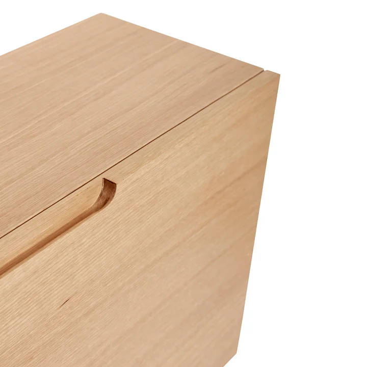 Hübsch Interior - Collect Schuhschrank, L100 cm, Eiche