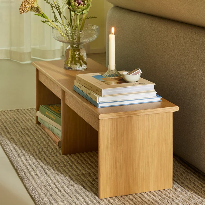 Hübsch Interior - Doppio Regal, 99 x 30 cm, Eiche natur