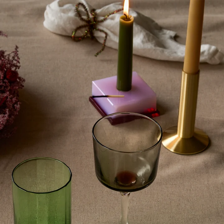 Hübsch Interior - Dust Kerzenhalter, rosa