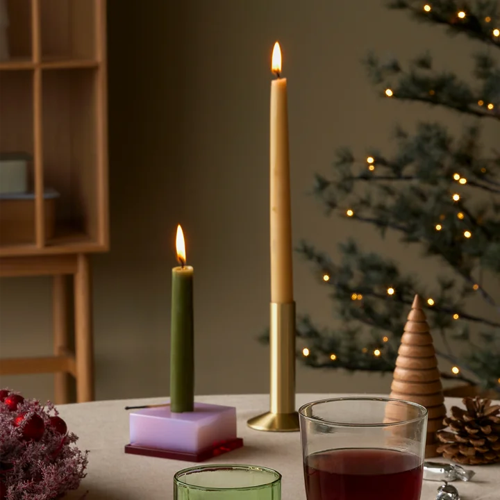 Hübsch Interior - Dust Kerzenhalter, rosa