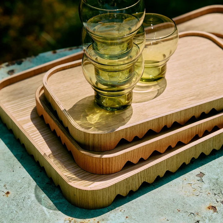 HKliving - Serviertablett, Esche natur
