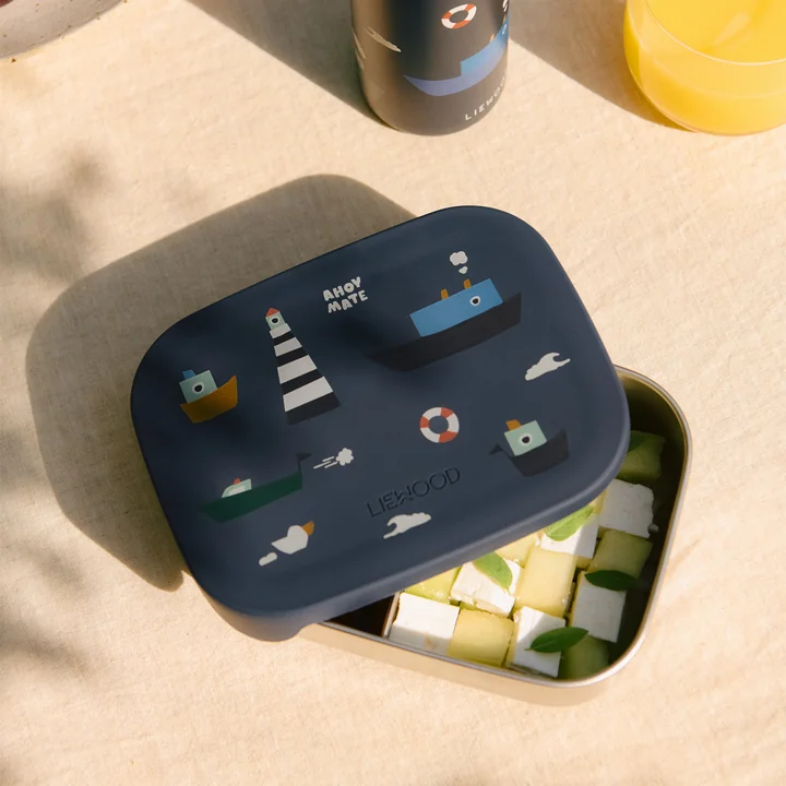 LIEWOOD - Arthur Lunchbox mit Deckel, sailing / classic navy