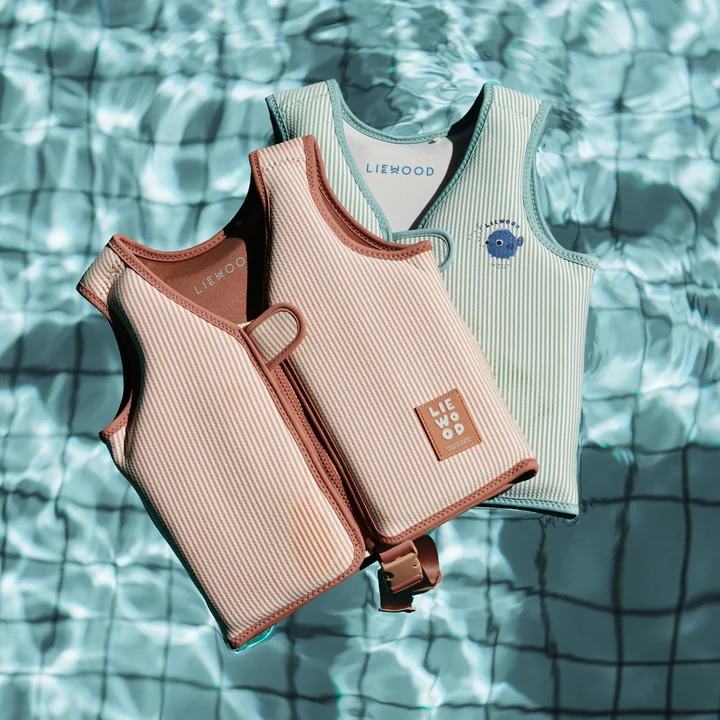 LIEWOOD - Dove Schwimmweste, stripe pale tuscuny / creme de la creme