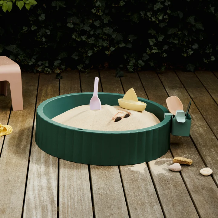 LIEWOOD - Saul Sandkasten, Ø 80 cm, green garden / sandy