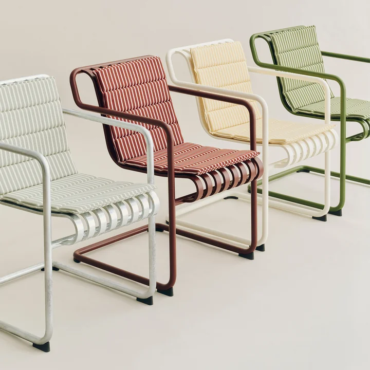 HAY - Terrazza Faltbares Sitzkissen, dicke Streifen