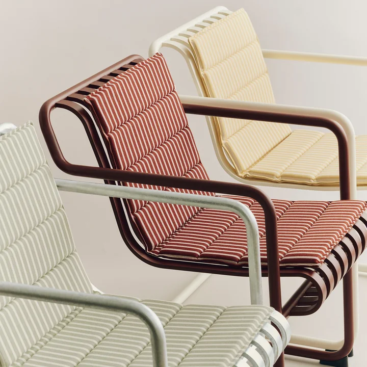 HAY - Terrazza Faltbares Sitzkissen, dicke Streifen