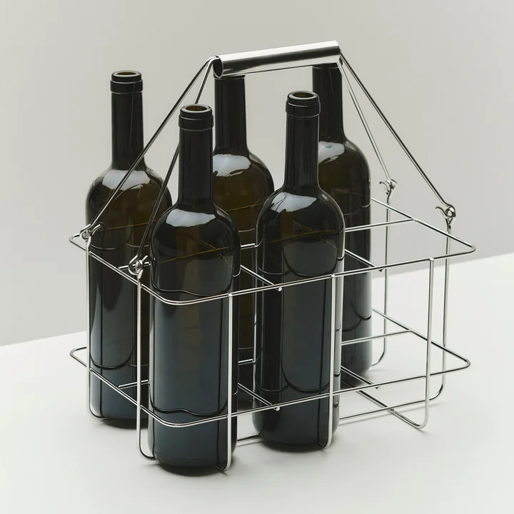 HAY - Outdoor Market Flaschenträger M, edelstahl