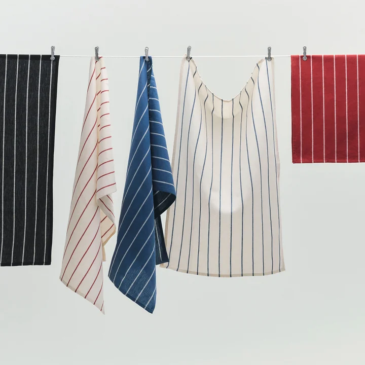 HAY - Outdoor Market Geschirrtücher mit Streifen (2er Set)