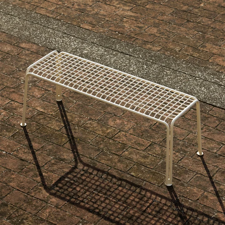 &Tradition - Thorvald SC112 Gartenbank, 125 x 46 cm, ivory