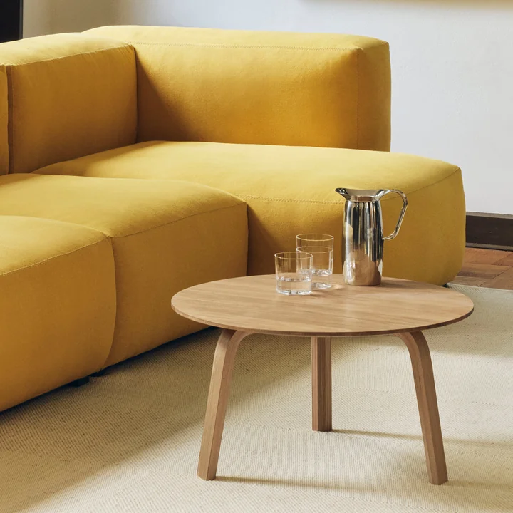 HAY - Bella Couchtisch Ø 80 cm / H 32 cm, Eiche geölt