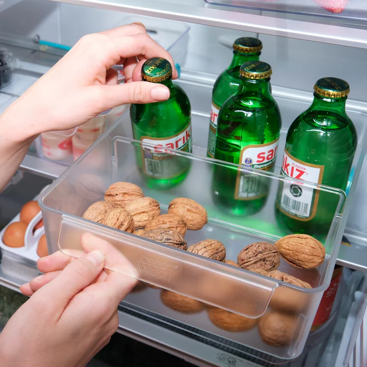 Joseph Joseph - FridgeStore Aufbewahrungsbehälter, Extragroß, transparent