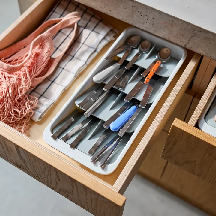 Joseph Joseph - DrawerStore Besteckkasten, groß, light stone