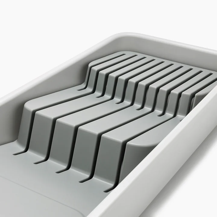Joseph Joseph - DrawerStore Messer-Organizer, kompakt, light stone
