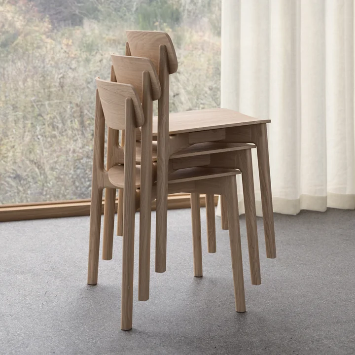 Andersen Furniture - Anch Stuhl, Eiche weiß pigmentiert