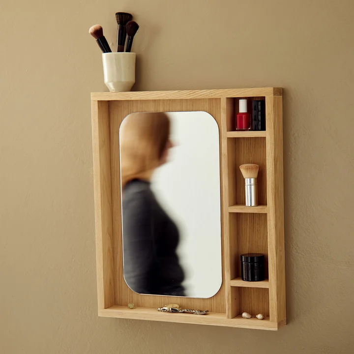 Andersen Furniture - Glance Spiegelregal, Eiche