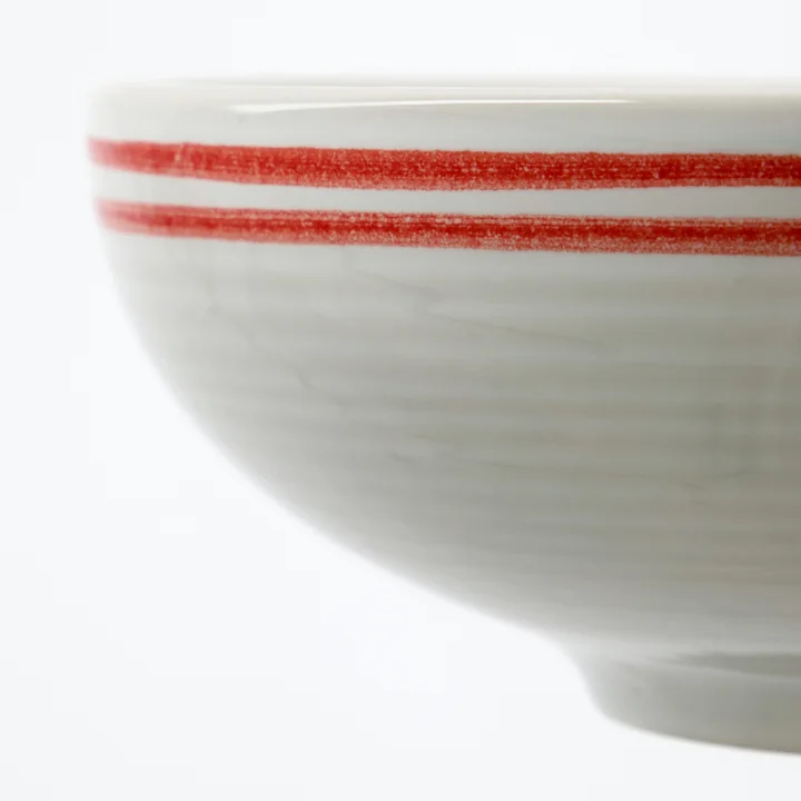 Nicolas Vahé - Bistro Schüssel Ø15,5 cm, rot / weiß 
