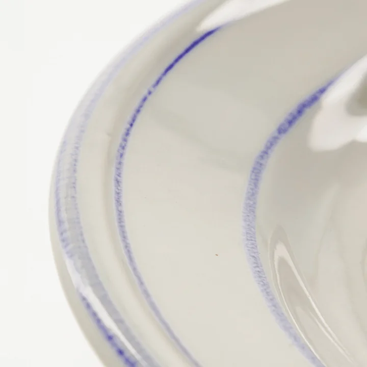 Nicolas Vahé - Bistro Teller Ø 21 cm, blau / weiß 