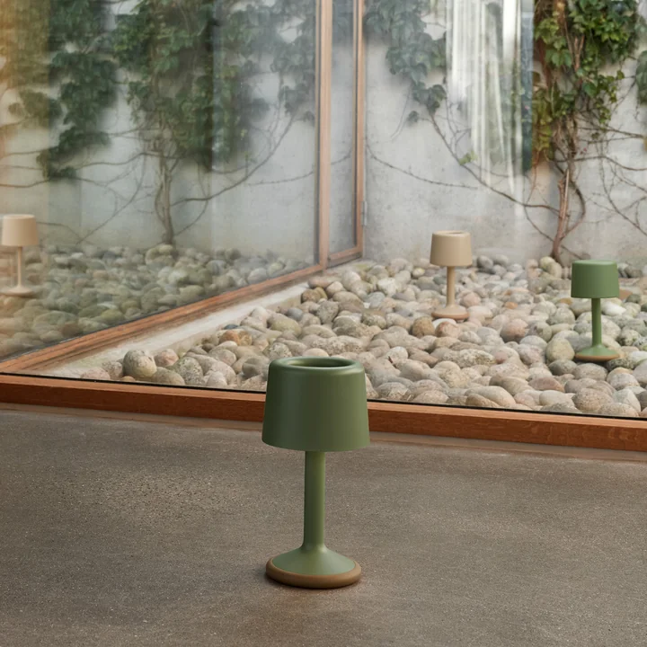 HOUE - Luu LED Solar-Akkuleuchte, olive green