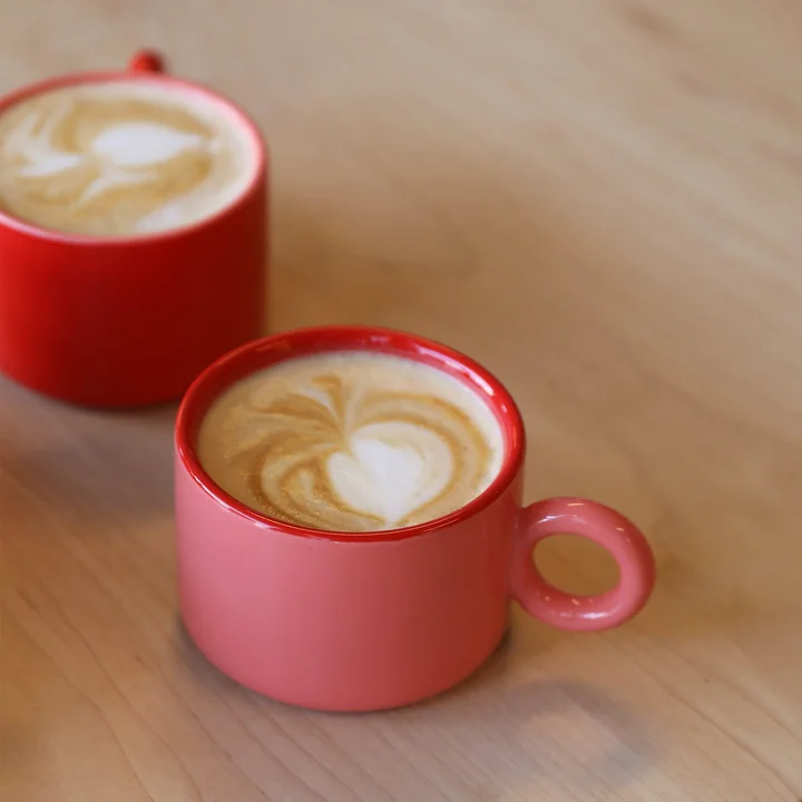 &klevering - Chiquito Tasse, 0,2 L, rot (2er-Set)