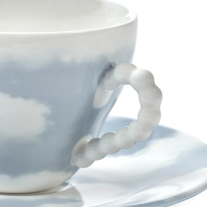Serax - Rêves de Rêves Tasse und Untertasse, blau / weiß