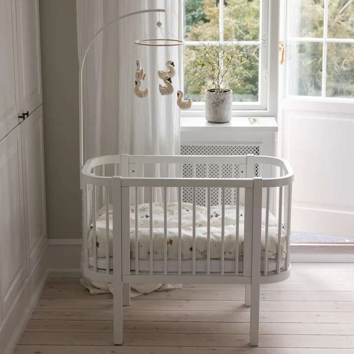 Sebra - Beistellbett, weiß