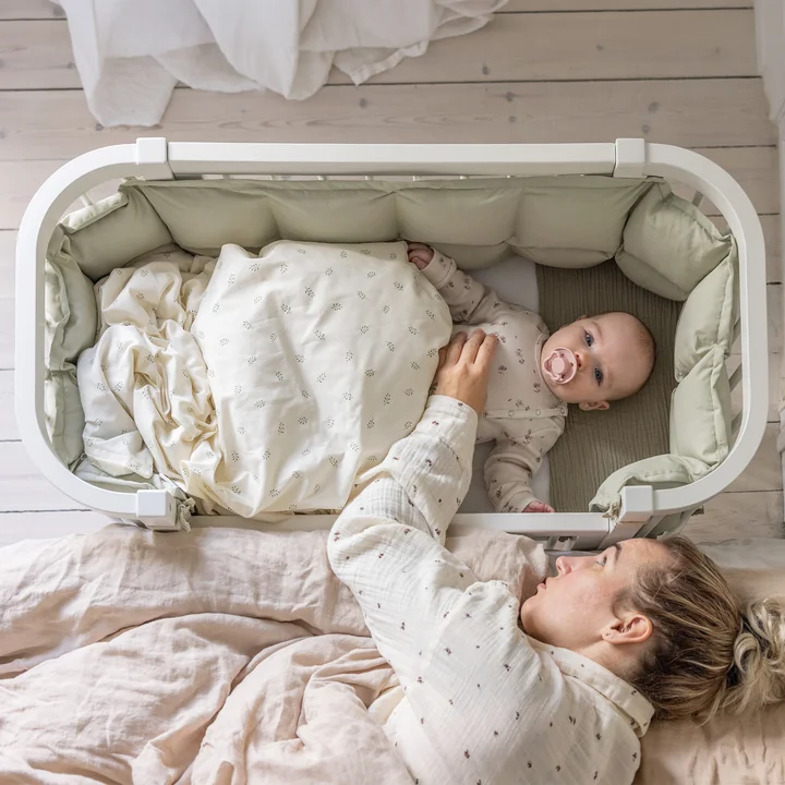 Sebra - Beistellbett, weiß