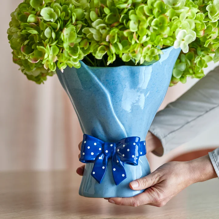Bloomingville - Belivia Vase, blau