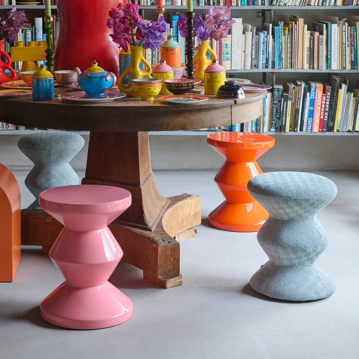 POLSPOTTEN - Zig Zag Hocker Soft, hellgrün